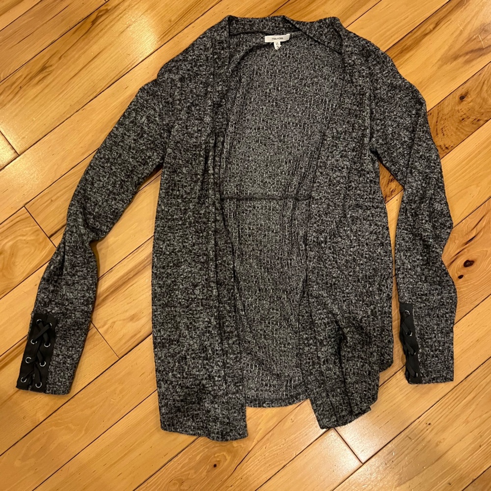 🌷Wrist tie waterfall cardigan
